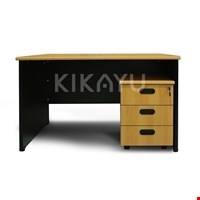 Jual Meja Kantor Utama UNO Classic (160cm) + 3 Laci Dorong