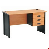 MEJA KANTOR UTAMA INDACHI - DD 160 (160CM) + 3 LACI GANTUNG