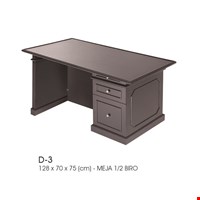 Meja Kantor utama INDACHI D-3 (128cm)