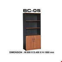 Lemari kantor arsip VIP BC 05 (Kaca)