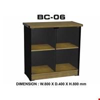 Jual Lemari kantor arsip VIP BC 06 (Kaca)