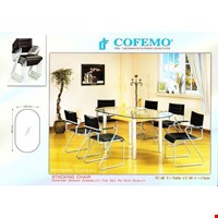 Jual Meja + 6 kursi makan Cofemo TC 08 + CC 08