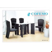 Jual Meja + 4 kursi makan Cofemo MC 09 + CC 25
