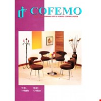 Jual Meja + 4 kursi makan Cofemo TC 13 + TR 01