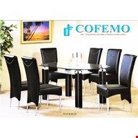 Jual Meja + 6 kursi makan Cofemo TC 21 + CC 21