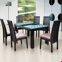 Jual Meja + 6 kursi makan Furnilux Mozart Seaworld