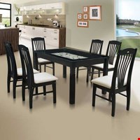 Jual Meja + 4 kursi makan Furnilux Mutiara Laut