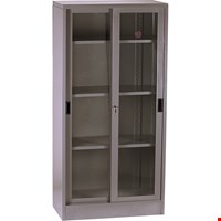 Lemari Kantor VIP Sliding Kaca V 602