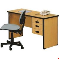 Meja Kantor utama Glory GD 1260 + Laci gantung (120cm)