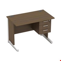 Jual Meja Kantor utama Modera AOD 6012 (120cm) + 3 Laci gantung