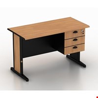 Jual Meja Kantor utama Modera VOD 106 + 3 Laci gantung (100cm)