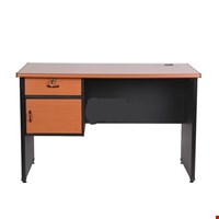 Meja Kantor utama Lunar LMK 1275 L + Laci gantung (120cm)