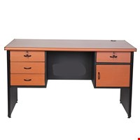 Jual Meja Kantor utama Lunar LMK 1675 L + Laci gantung (160cm)