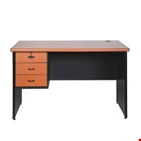Meja Kantor utama Lunar LMK 2275 L + Laci gantung (120cm)