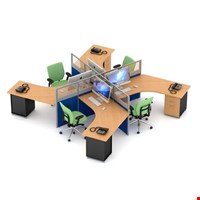 Jual Partisi kantor Uno Slim 4