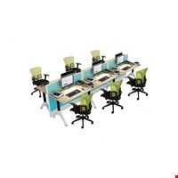 Partisi kantor Donati WS 6 Seat Hadap