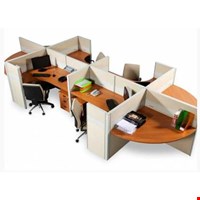 Jual Partisi kantor Modera 6.4 WS 4 Staff