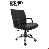 Jual Kursi Kantor Uno Sydney Chrome (Oscar/Fabric)