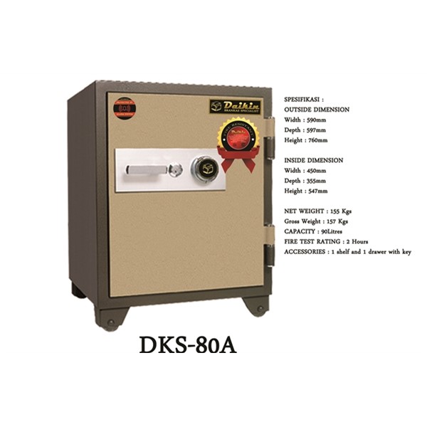 Jual Brankas Daikin Type DKS 80 A (alarm)