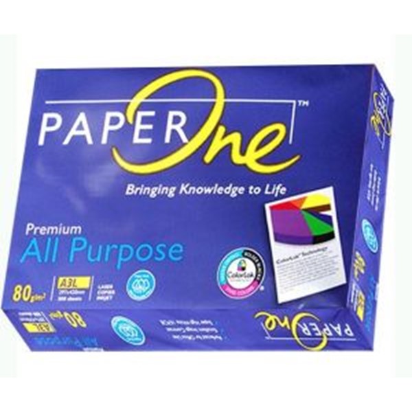 Jual Kertas HVS A3 80 GR PAPER ONE
