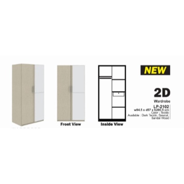 Jual Lemari Pakaian Expo LP 2102