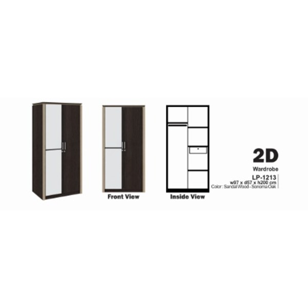 Jual Lemari Pakaian Expo LP 1213
