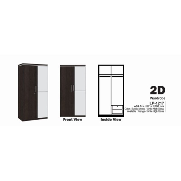 Jual Lemari Pakaian Expo LP 1217