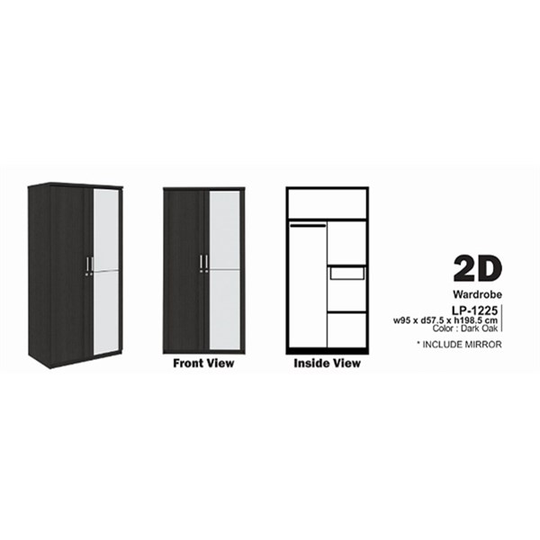 Jual Lemari Pakaian Expo LP 1225