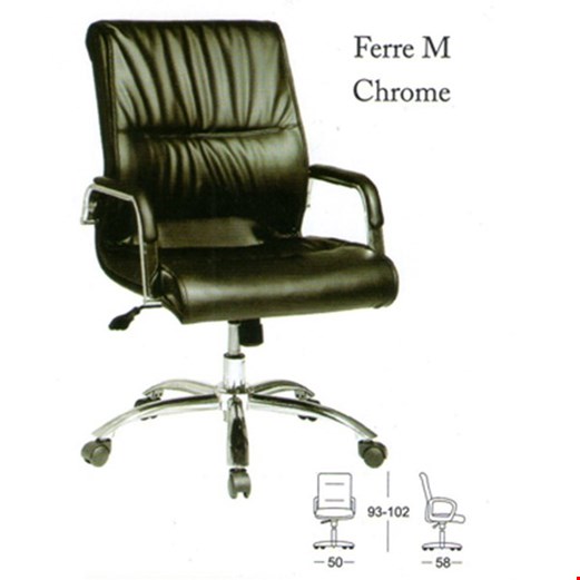 Jual Kursi Kantor Subaru Ferre M Chrome