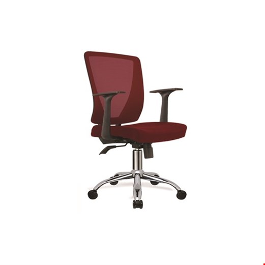 Jual Kursi Kantor Indachi Flo I CR (Oscar/Fabric)