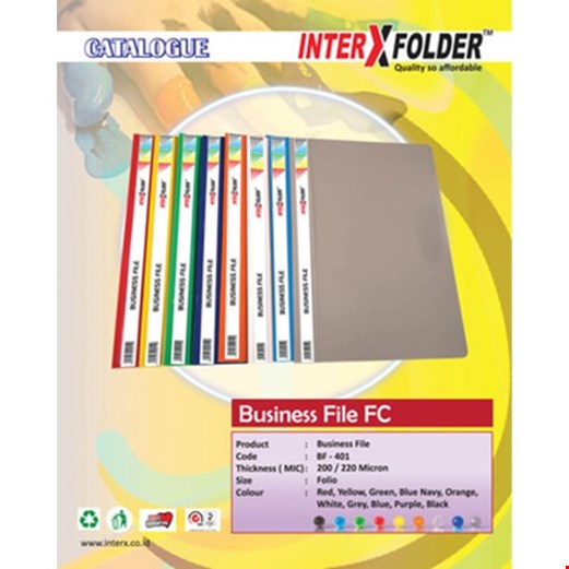 Jual business file FC Merk Inter X Folder