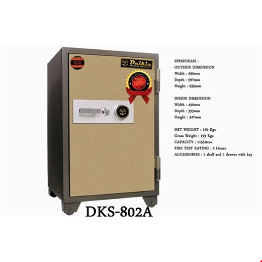 Jual Brankas Daikin Type DKS 802 A (alarm)