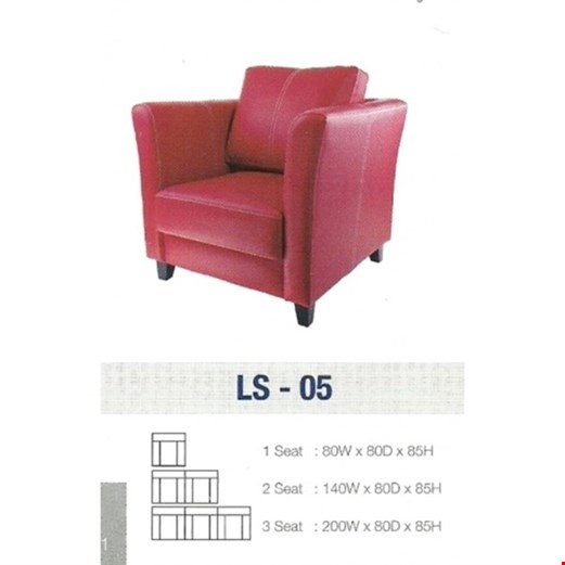 Jual Sofa Kantor Gresco Type LS 05 1 SEAT