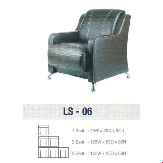 Jual Sofa Kantor Gresco Type LS 06 1 SEAT