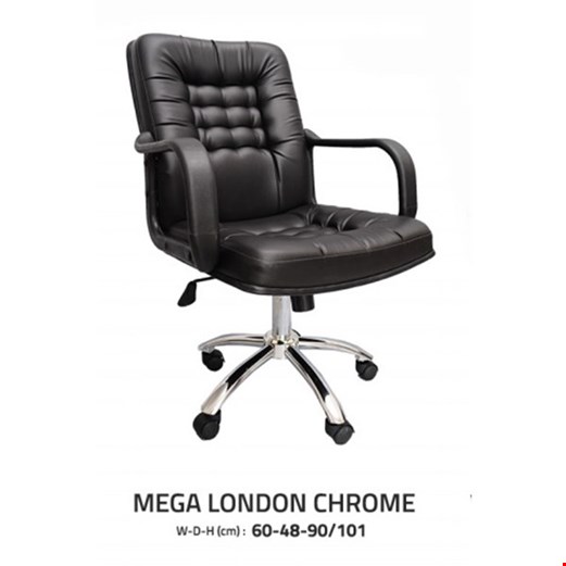 Jual Kursi Kantor Mega London Chrome