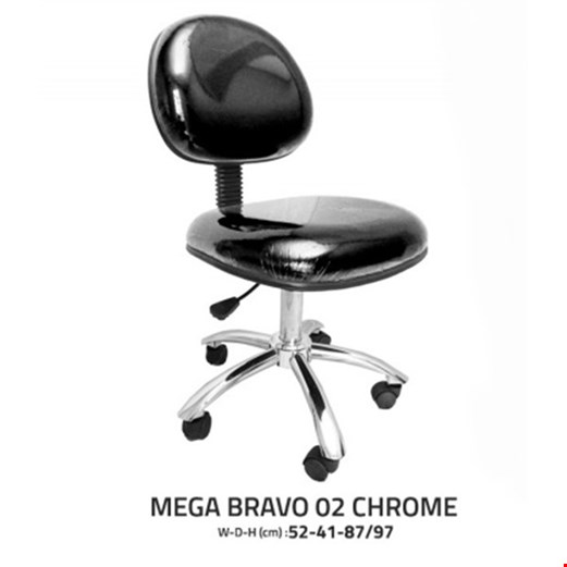 Jual Kursi Kantor Mega Bravo 02 Chrome